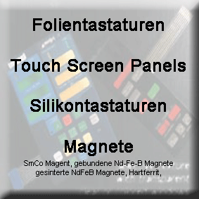 Folientast-Magnete-usw